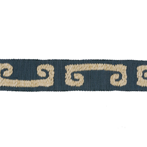 KRAVET DESIGN - WONKY KEY- INDIGO - Fabric by the Yard INDIGO