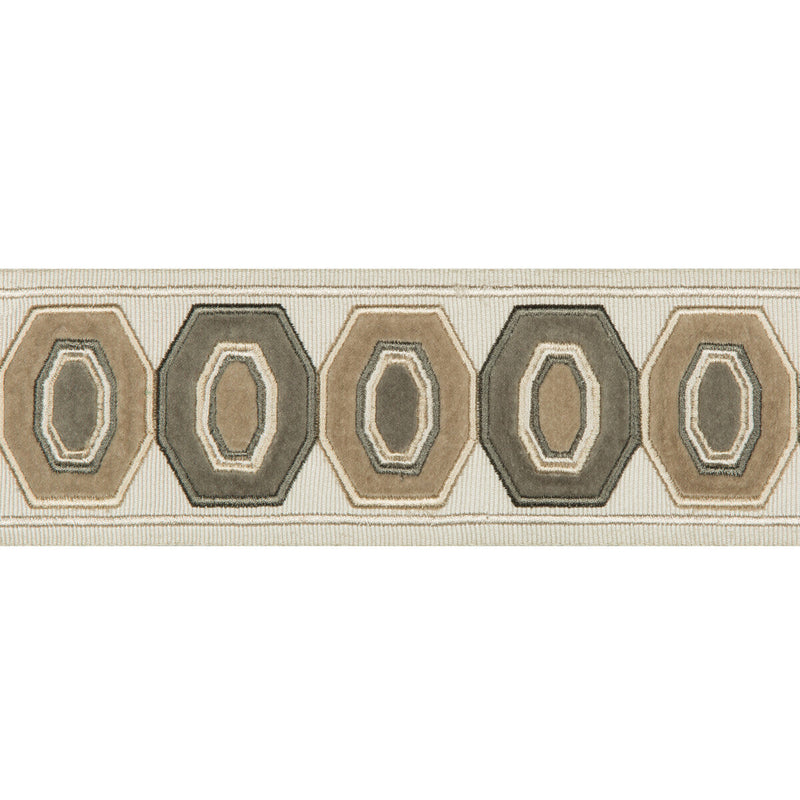 KRAVET DESIGN - GEODEX- LINEN - Fabric by the Yard LINEN