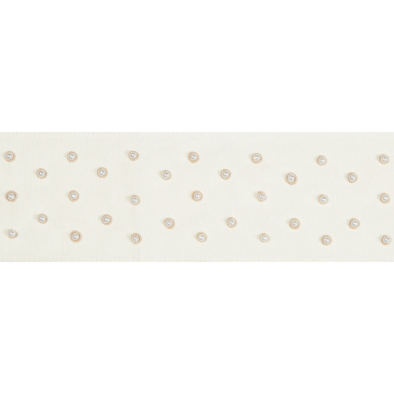 KRAVET DESIGN - PEARL DOTS- PEARL - Fabric by the Yard PEARL