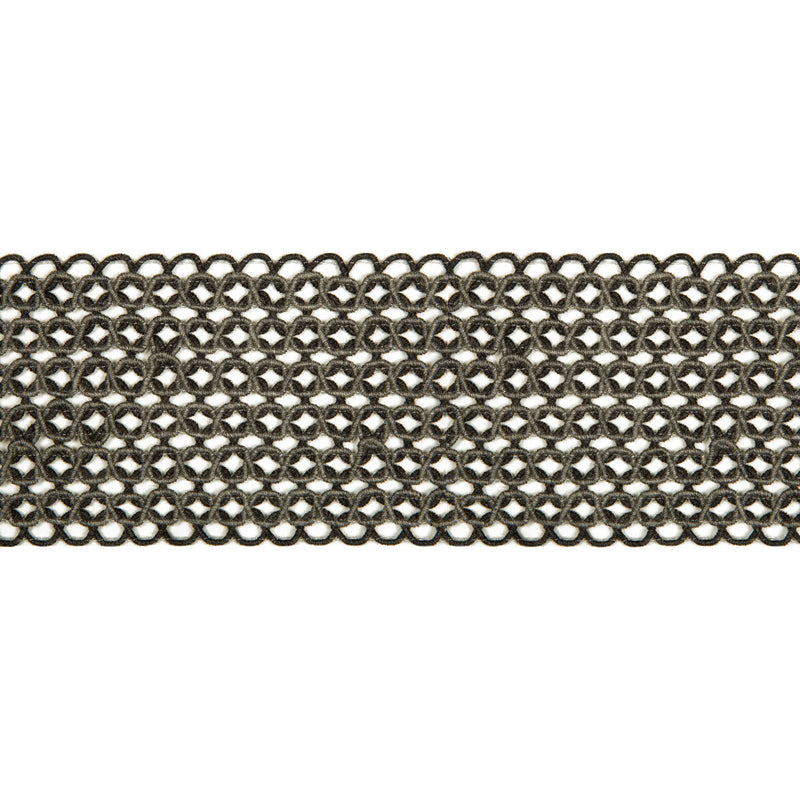 KRAVET DESIGN - HAMMOCK BORDER- GRAPHITE - Fabric by the Yard GRAPHITE