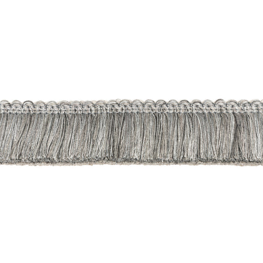 KRAVET COUTURE - SOJOURN FRINGE- PEWTER - Fabric by the Yard PEWTER