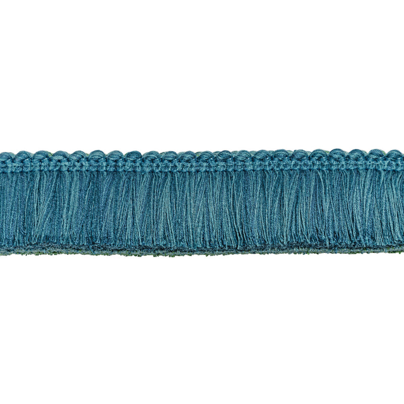 KRAVET COUTURE - SOJOURN FRINGE- PEACOCK - Fabric by the Yard PEACOCK