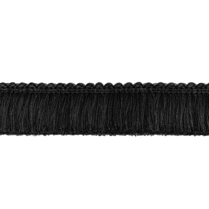 KRAVET COUTURE - SOJOURN FRINGE- IVORY/NOIR - Fabric by the Yard IVORY/NOIR