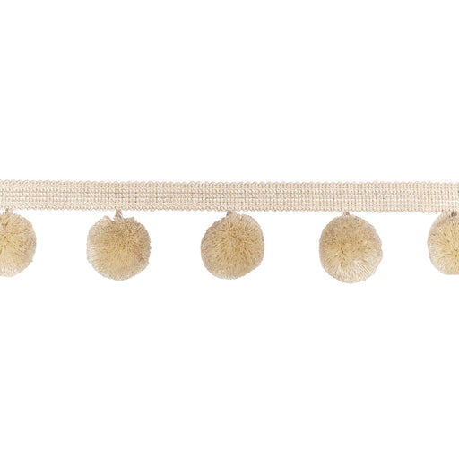 KRAVET COUTURE - PARADISE POMS- CREAM - Fabric by the Yard CREAM