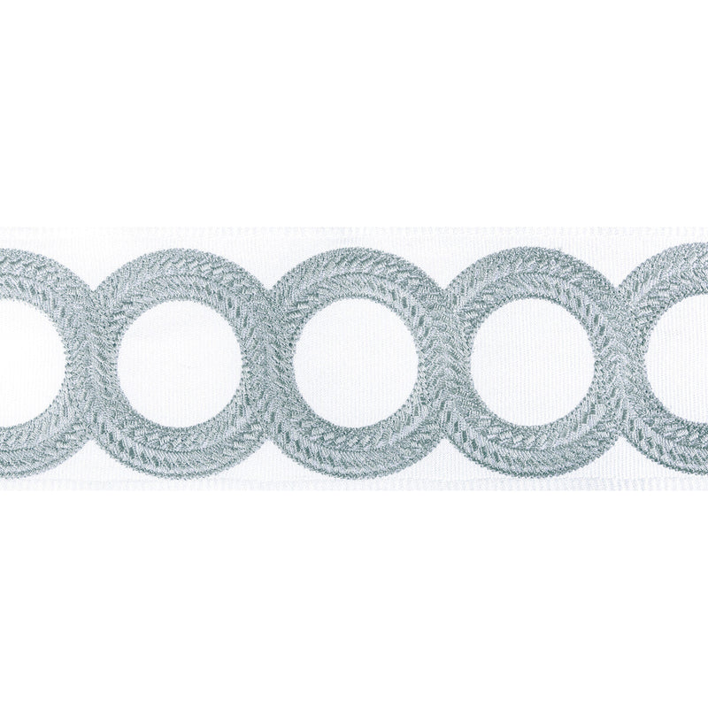 KRAVET COUTURE - LOOPED TAPE- SILVERMIST - Fabric by the Yard SILVERMIST