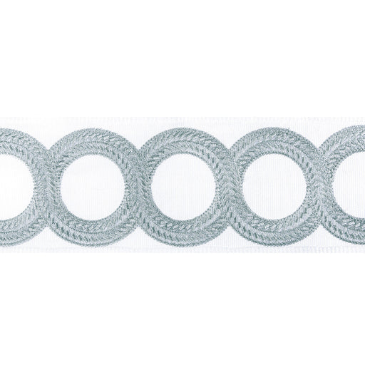 KRAVET COUTURE - LOOPED TAPE- SILVERMIST - Fabric by the Yard SILVERMIST