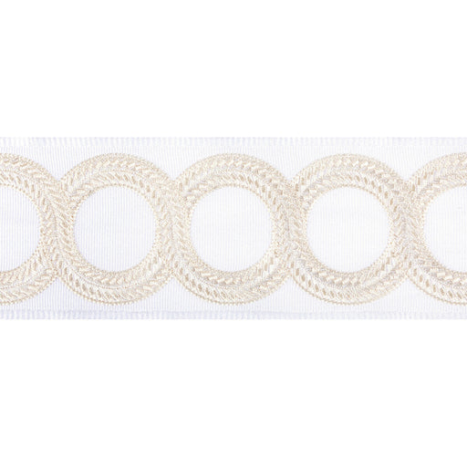 KRAVET COUTURE - LOOPED TAPE- CREAM - Fabric by the Yard CREAM