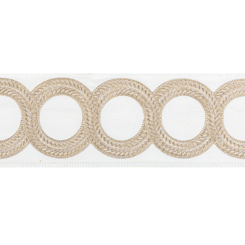KRAVET COUTURE - LOOPED TAPE- GOLD - Fabric by the Yard GOLD