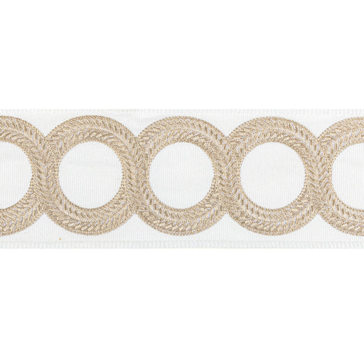KRAVET COUTURE - LOOPED TAPE- GOLD - Fabric by the Yard GOLD