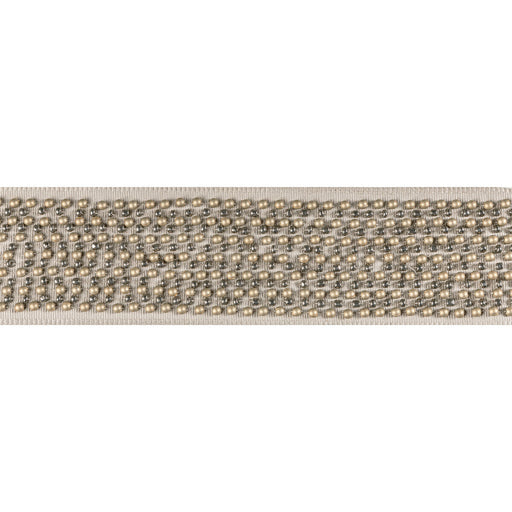 KRAVET COUTURE - GALAXY BEAD TAPE- STONE - Fabric by the Yard STONE