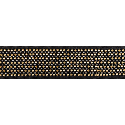 KRAVET COUTURE - GALAXY BEAD TAPE- NOIR - Fabric by the Yard NOIR