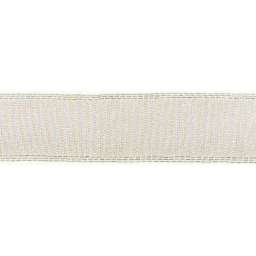 KRAVET COUTURE - LUXE BEAD TAPE- SILVER - Fabric by the Yard SILVER