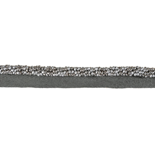 KRAVET COUTURE - LUXE BEAD CORD- PLATINUM - Fabric by the Yard PLATINUM