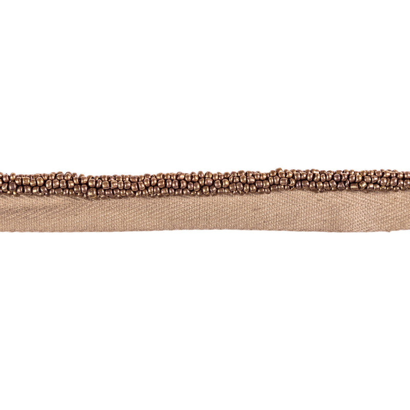 KRAVET COUTURE - LUXE BEAD CORD- COPPER - Fabric by the Yard COPPER