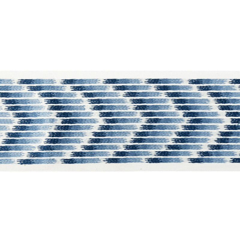 KRAVET COUTURE - CHEVRON WIDE TAPE- INDIGO - Fabric by the Yard INDIGO