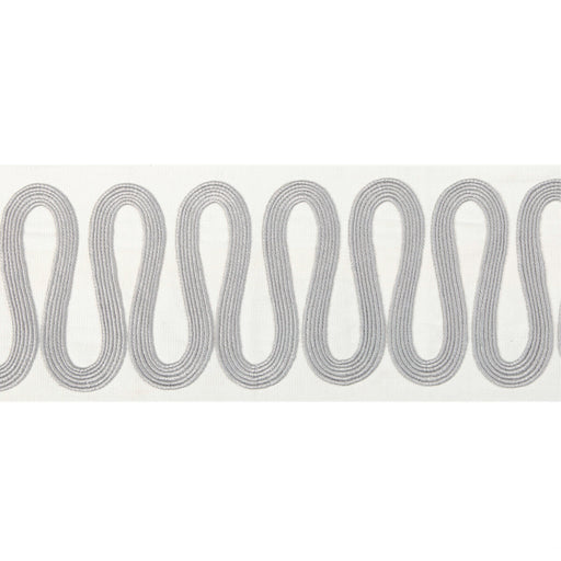 KRAVET COUTURE - WIGGLE WIDE TAPE- GREY - Fabric by the Yard GREY