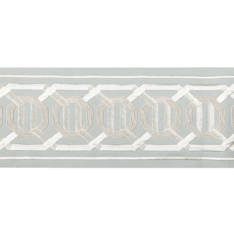 KRAVET COUTURE - OCTAGON WIDE TAPE- MIST - Fabric by the Yard MIST