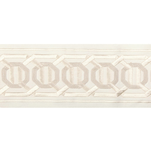 KRAVET COUTURE - OCTAGON WIDE TAPE- IVORY - Fabric by the Yard IVORY
