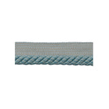 BRUNSCHWIG & FILS - COEUR CABLE-S- AQUA - Fabric by the Yard