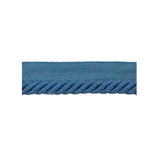 BRUNSCHWIG & FILS - COEUR CABLE-S- CANTON BLUE - Fabric by the Yard