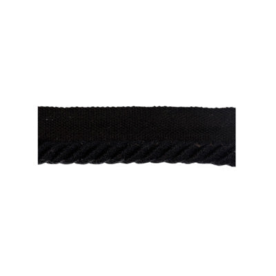 BRUNSCHWIG & FILS - COEUR CABLE-S- BLACK - Fabric by the Yard - T8012104_8