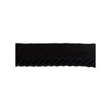 BRUNSCHWIG & FILS - COEUR CABLE-S- BLACK - Fabric by the Yard