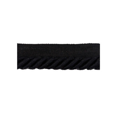 BRUNSCHWIG & FILS - COEUR CABLE-L- BLACK - Fabric by the Yard - T8012108_8