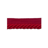 BRUNSCHWIG & FILS - COEUR CABLE-L- ROUGE - Fabric by the Yard