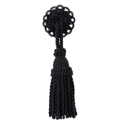 BRUNSCHWIG & FILS - COEUR TASSEL-RO- BLACK - Fabric by the Piece - T8012110_8