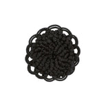 BRUNSCHWIG & FILS - COEUR ROSETTE- BLACK - Fabric by the Piece