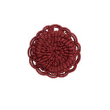 BRUNSCHWIG & FILS - COEUR ROSETTE- RUBY - Fabric by the Piece