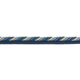 BRUNSCHWIG & FILS - SOIE CORD- CANTON BLUE - Fabric by the Yard