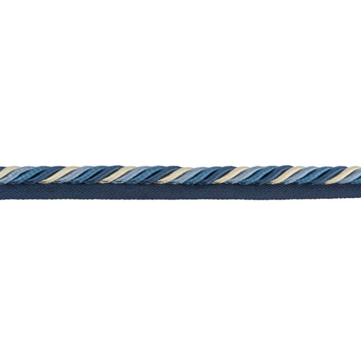 BRUNSCHWIG & FILS - SOIE CORD- CANTON BLUE - Fabric by the Yard CANTON BLUE
