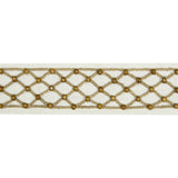 BRUNSCHWIG & FILS - LE BOISE TAPE- SAND - Fabric by the Yard