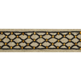 BRUNSCHWIG & FILS - LE BOISE TAPE- BLACK - Fabric by the Yard