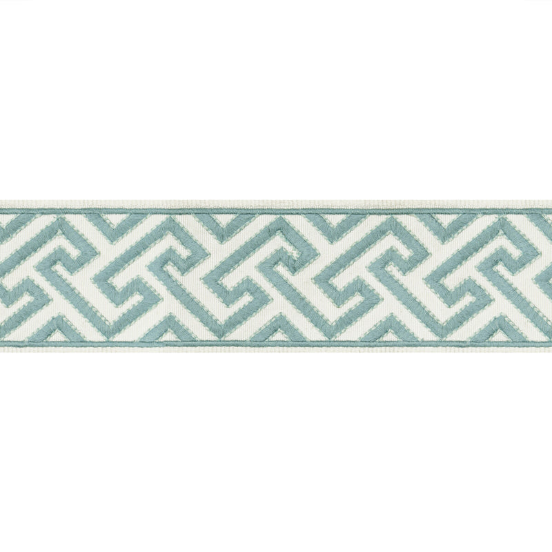 BRUNSCHWIG & FILS - SANCHI TAPE- AQUA - Fabric by the Yard AQUA