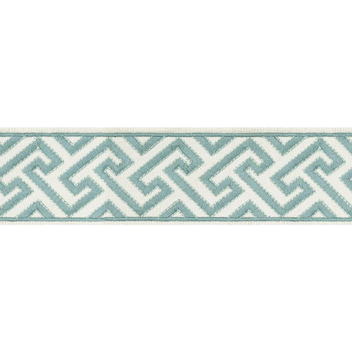 BRUNSCHWIG & FILS - SANCHI TAPE- AQUA - Fabric by the Yard AQUA
