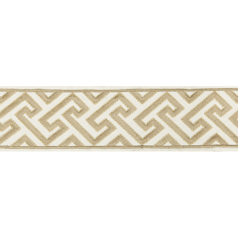 BRUNSCHWIG & FILS - SANCHI TAPE- BEIGE - Fabric by the Yard BEIGE