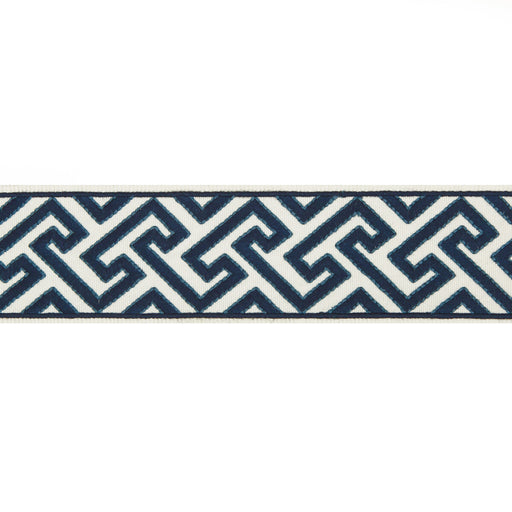 BRUNSCHWIG & FILS - SANCHI TAPE- INDIGO - Fabric by the Yard INDIGO
