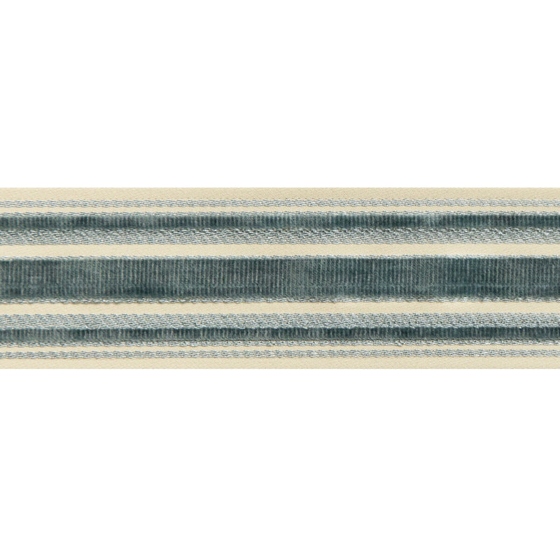 BRUNSCHWIG & FILS - CANTON TAPE- TEAL - Fabric by the Yard TEAL