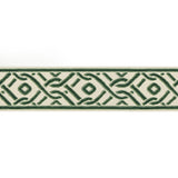 BRUNSCHWIG & FILS - PAILOU TAPE- EVERGREEN - Fabric by the Yard