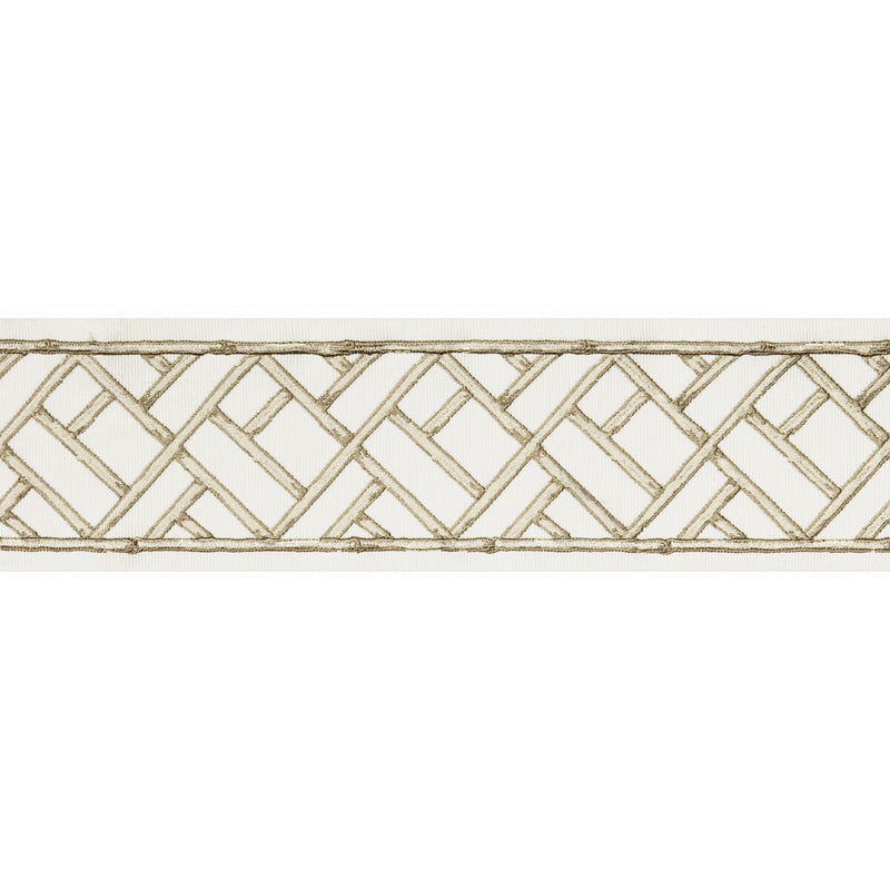 BRUNSCHWIG & FILS - TORANA TAPE- PEARL - Fabric by the Yard PEARL