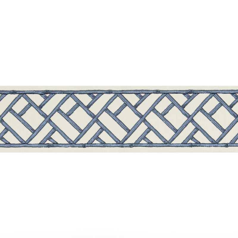 BRUNSCHWIG & FILS - TORANA TAPE- BLUE - Fabric by the Yard BLUE