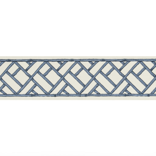 BRUNSCHWIG & FILS - TORANA TAPE- BLUE - Fabric by the Yard BLUE