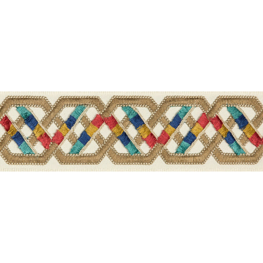 BRUNSCHWIG & FILS - LORIYAN TAPE- MULTI - Fabric by the Yard MULTI