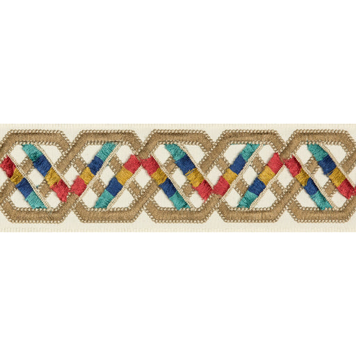 BRUNSCHWIG & FILS - LORIYAN TAPE- MULTI - Fabric by the Yard MULTI