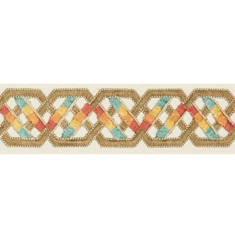 BRUNSCHWIG & FILS - LORIYAN TAPE- JEWEL - Fabric by the Yard JEWEL