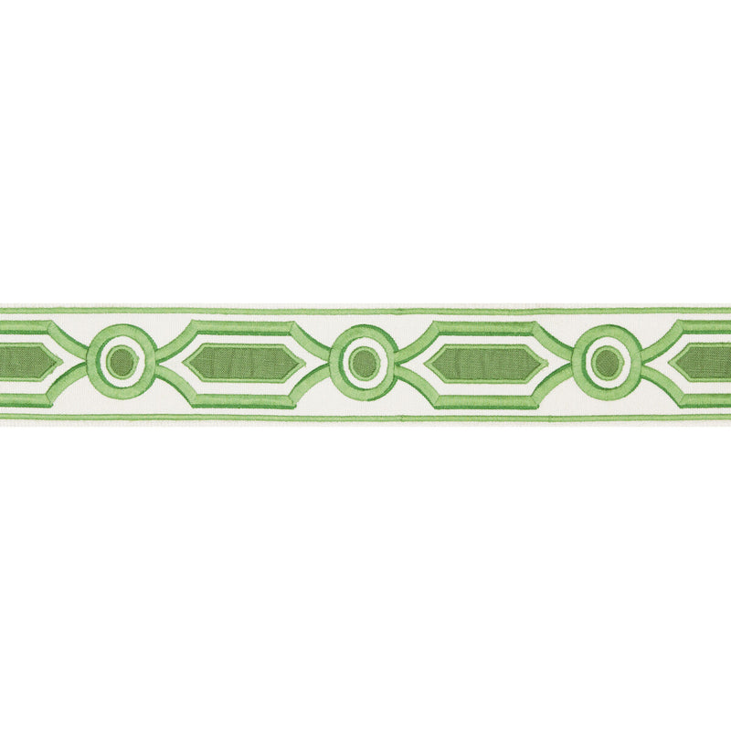 BRUNSCHWIG & FILS - GANDEN TAPE- GREEN - Fabric by the Yard GREEN