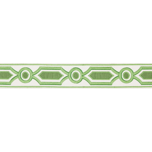 BRUNSCHWIG & FILS - GANDEN TAPE- GREEN - Fabric by the Yard GREEN