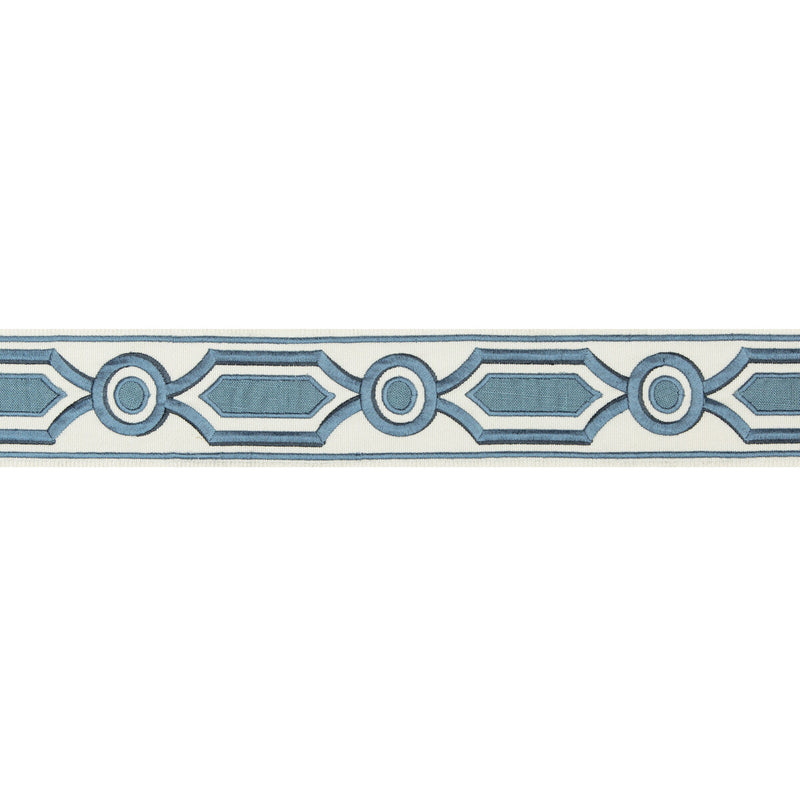 BRUNSCHWIG & FILS - GANDEN TAPE- BLUE - Fabric by the Yard BLUE